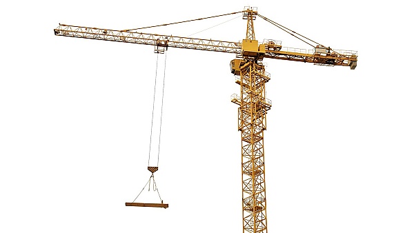 yellow construction crane