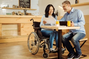 couple discussing their Temporary Disability Insurance