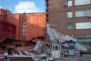 wind damage to the building