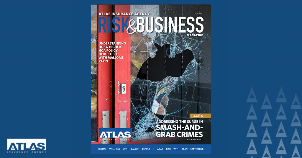 fall 2022 issue of atlas risk and business magazine