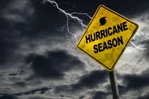 hurricane season signboard