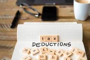 tax deduction concept
