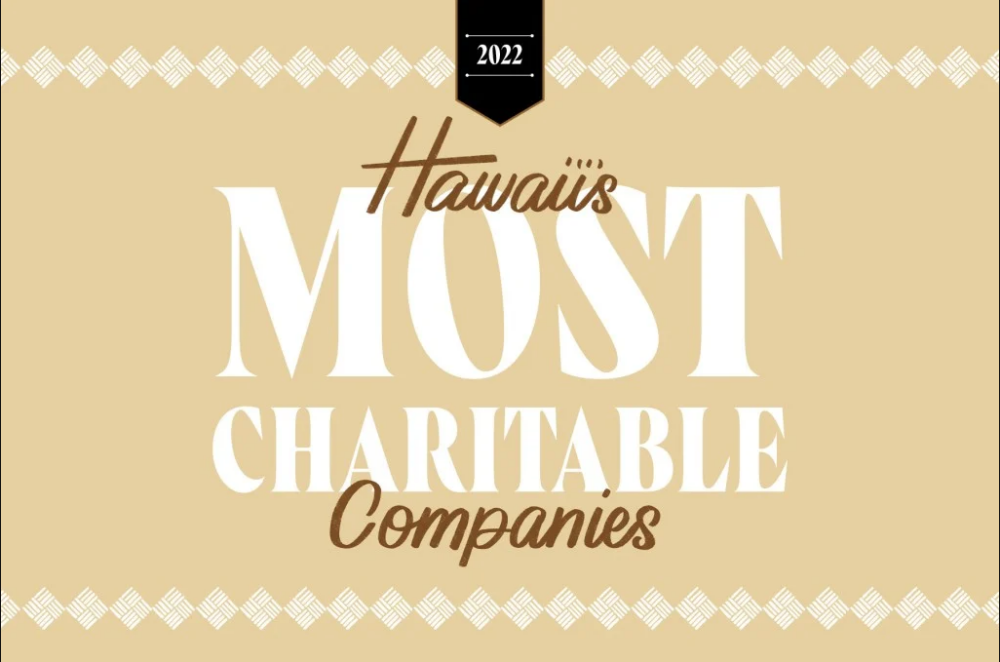 hawaii business magazine names atlas as a most charitable company