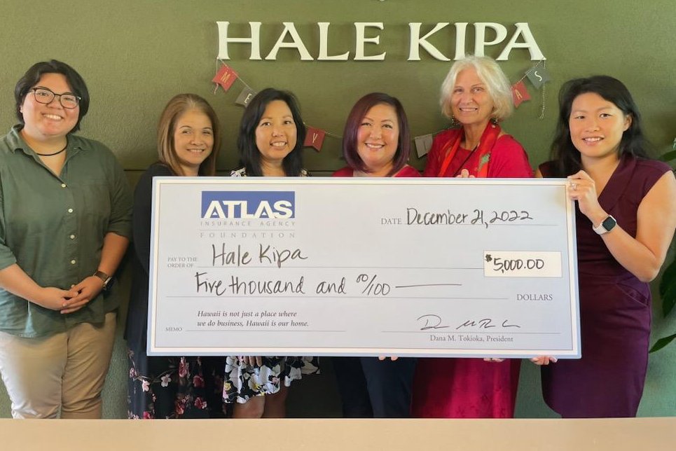atlas donates to hale kipa youth programs