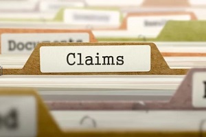 Hawaii insurance claim file in folders