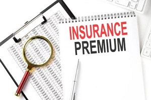 insurance premium calculating concept