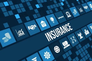 Hawaii business insurance concept image with business icons and copyspace