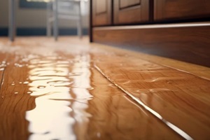 floor flooded with water