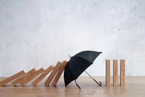 umbrella business insurance concept