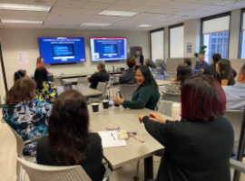 this is a picture of our Atlas employees in a seminar about the impact of Social media for the insurance industry and importance of utilizing it.