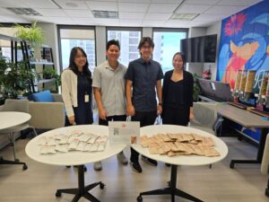 this is a photo of employees at the Atlas Cafe Event for Pop Culture Popsicles