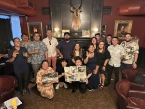 this is a picture of Atlas employees and EPIC members at Aloha Beerworks for their Pau Hana event