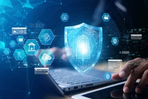 cyber security concept, login, user, identification information security and encryption, secure Internet access, cybersecurity, secure access to user's personal