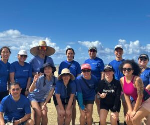 this is a photo of atlas employees volunteering with Malama Maunalua