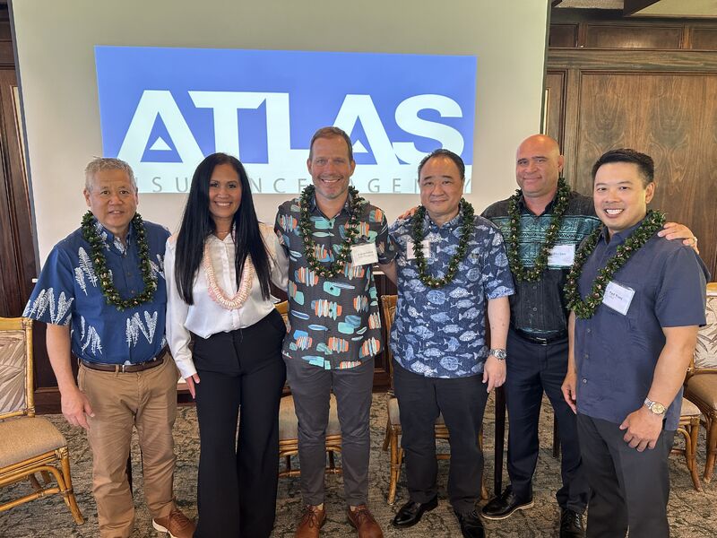 this is a photo taken at the Breakfast and Benefits event with Atlas Insurance Agency