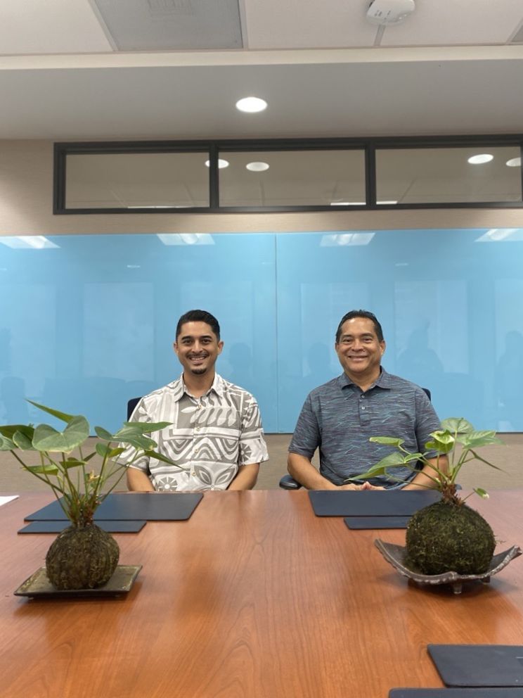 These are two Punua Insurance Independent Agents at Atlas Insurance Agency's offices.