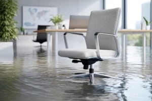 water entered in an office room