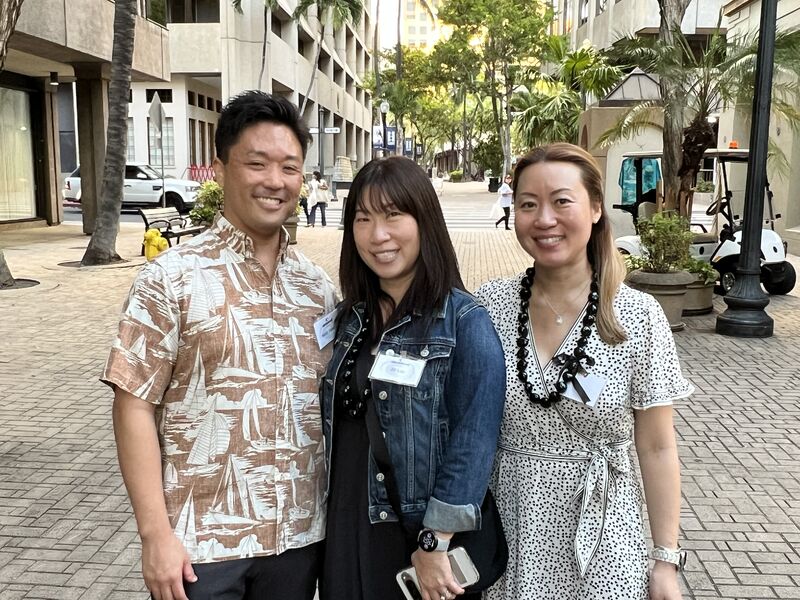 this is a photo of Kevin Hakoda at Oceanit's 40th annual celebration