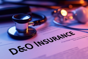 D&O Insurance Document with Stethoscope